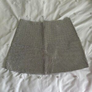 House of Harlow Rhinestone Mini Skirt